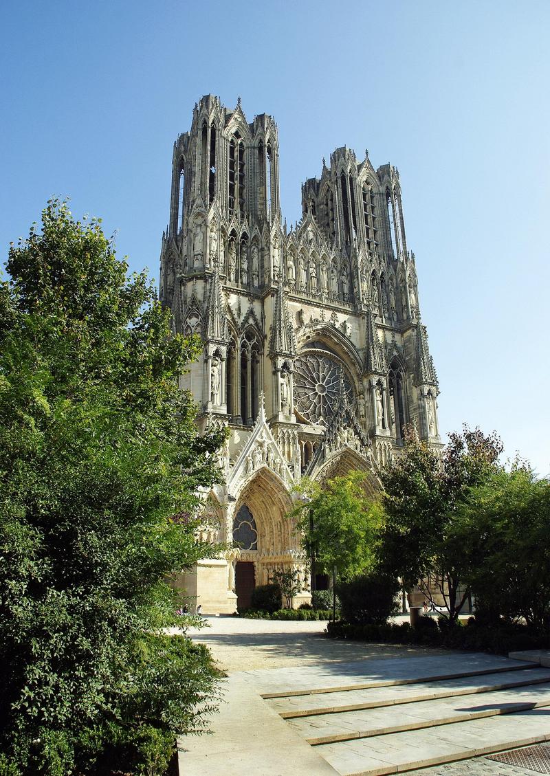 Vue touristique de Reims